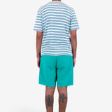Short Sleeve Multistripe T-Shirt - Ecru Mix