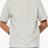 Short Sleeve Textured T-Shirt - Light Grey Melange
