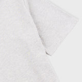 Short Sleeve Textured T-Shirt - Light Grey Melange