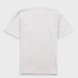 Short Sleeve Textured T-Shirt - Light Grey Melange