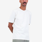 Short Sleeve Textured T-Shirt - Bright White