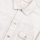 Trucker Jacket - Natural Linen Cotton Canvas