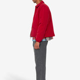 Wadded Bomber - Crimson Ripstop Nylon