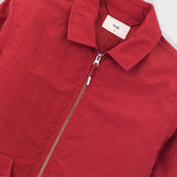 Wadded Bomber - Crimson Ripstop Nylon