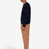 Waffle Crew - Navy Espresso Stripe