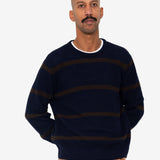 Waffle Crew - Navy Espresso Stripe