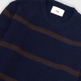 Waffle Crew - Navy Espresso Stripe