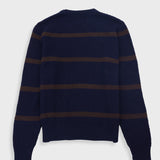 Waffle Crew - Navy Espresso Stripe