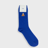 Waffle Socks - Deep Blue