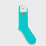 Waffle Socks - Tropical Green