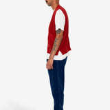 Waffle Vest - Crimson