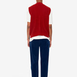 Waffle Vest - Crimson