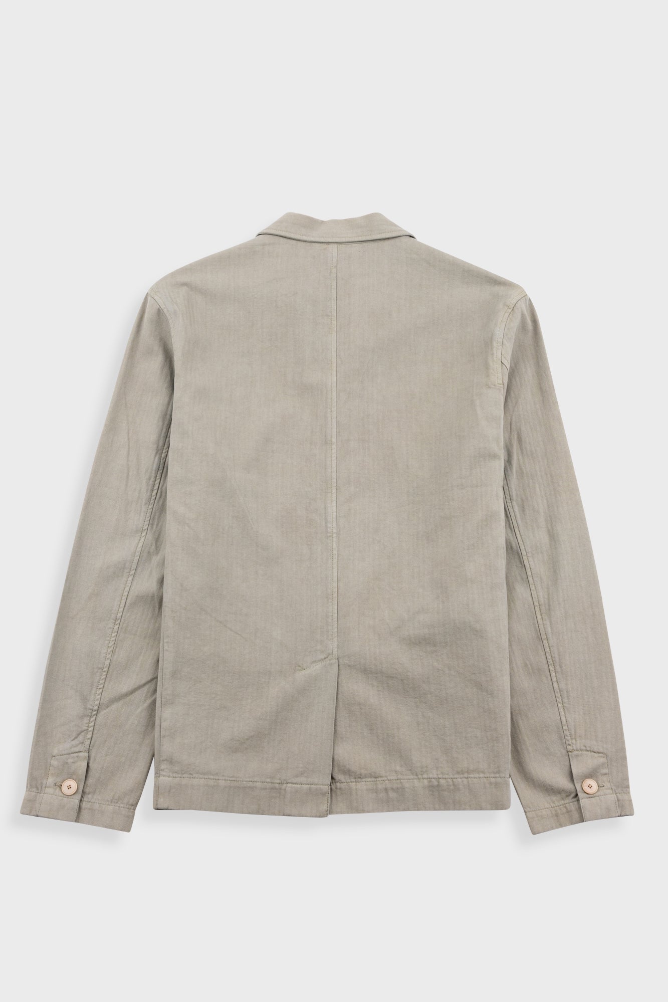 Beige jacket on a light gray background