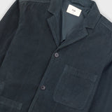 Wide Fit Blazer - Smoke Grey Cord