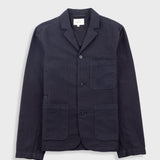 Wide Fit Blazer - Soft Black Topstitch