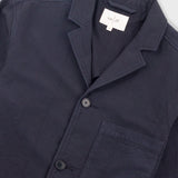 Wide Fit Blazer - Soft Black Topstitch