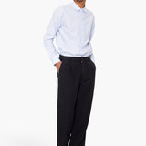 Wide Fit Trouser - Soft Black Topstitch