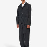 Wide Fit Blazer - Smoke Grey Cord