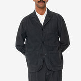 Wide Fit Blazer - Smoke Grey Cord