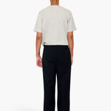 Wide Fit Trouser - Ash Navy Brushed Twill