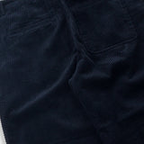 Wide Fit Trouser - Deep Navy Chunky Cord