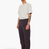 Wide Fit Trouser - Navy Brown Stripe