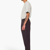 Wide Fit Trouser - Navy Brown Stripe