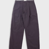 Wide Fit Trouser - Navy Brown Stripe