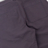 Wide Fit Trouser - Navy Brown Stripe