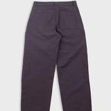 Wide Fit Trouser - Navy Brown Stripe