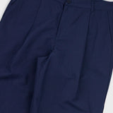 Wide Fit Trouser - Navy Tech Slub