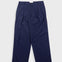 Folk | Folk Wide Fit Trouser - Navy Textured Cotton