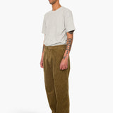 Wide Fit Trouser - Soft Brown Chunky Cord