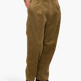 Wide Fit Trouser - Soft Brown Chunky Cord