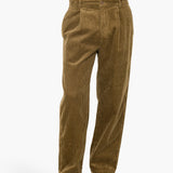 Wide Fit Trouser - Soft Brown Chunky Cord