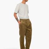 Wide Fit Trouser - Soft Brown Chunky Cord