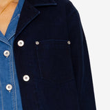 Worker Overshirt - Deep Indigo Slub