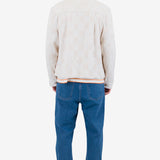 Zaki Jacket - Ecru Waffle Check