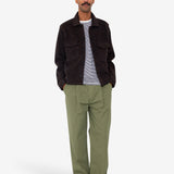 Zaki Jacket - Navy Espresso Brushed Wool