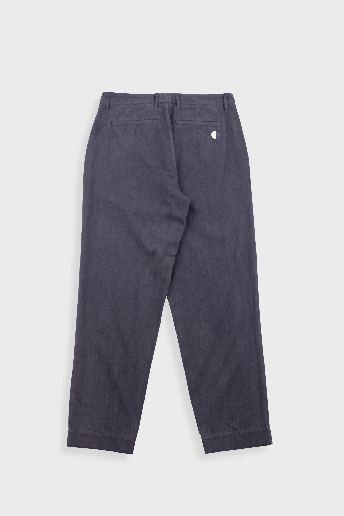 Folk | Folk Lunar Suit Trouser - Soft Black Cotton Linen