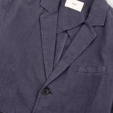 Lunar Blazer - Soft Black Cotton Linen