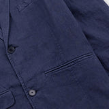 Lunar Blazer - Dark Navy Cotton Linen