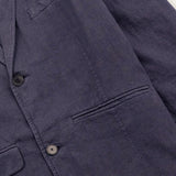 Lunar Blazer - Soft Black Cotton Linen
