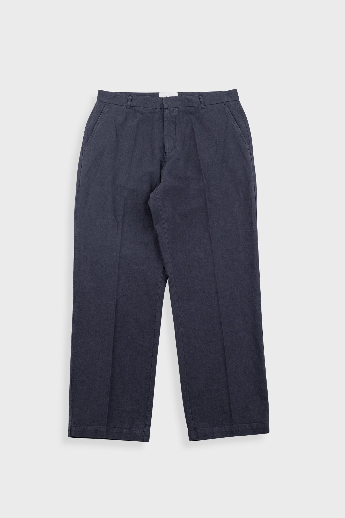Folk | Folk Lunar Suit Trouser - Soft Black Cotton Linen