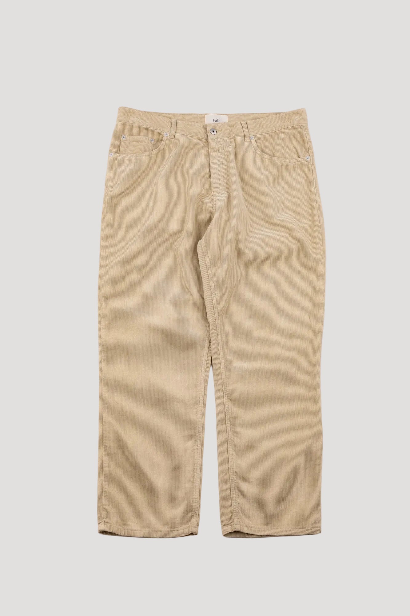 Folk | Folk 5 Pocket Trouser - Light Sand Cord