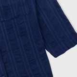 Folk | Folk Archive Shirt - Dark Navy Dobby Stripe
