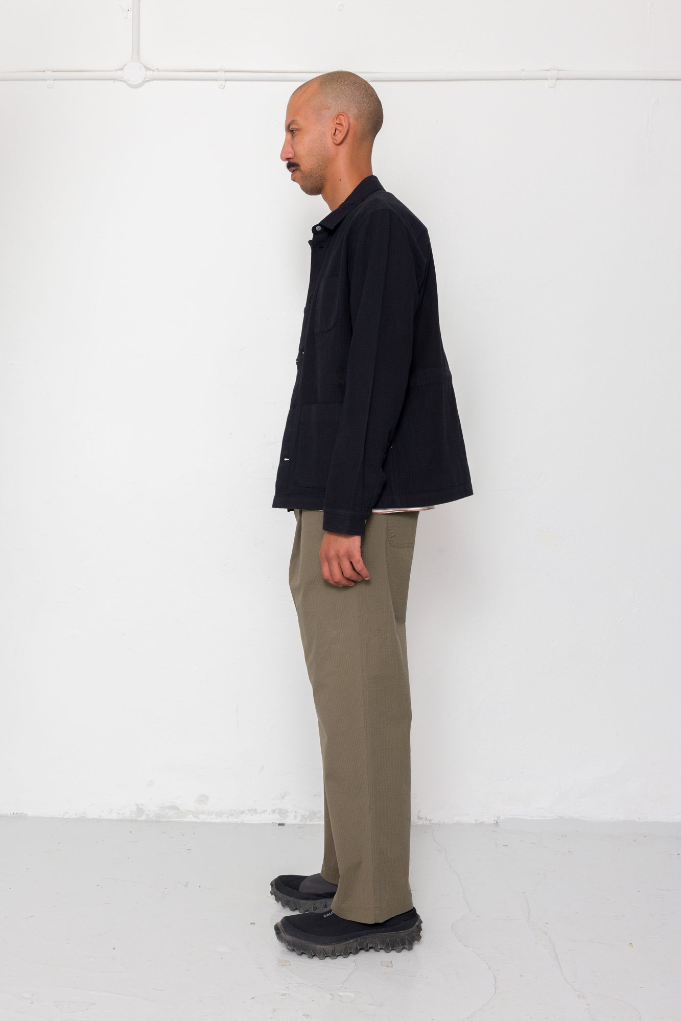 Folk | Folk Assembly Jacket - Black Chunky Ripstop