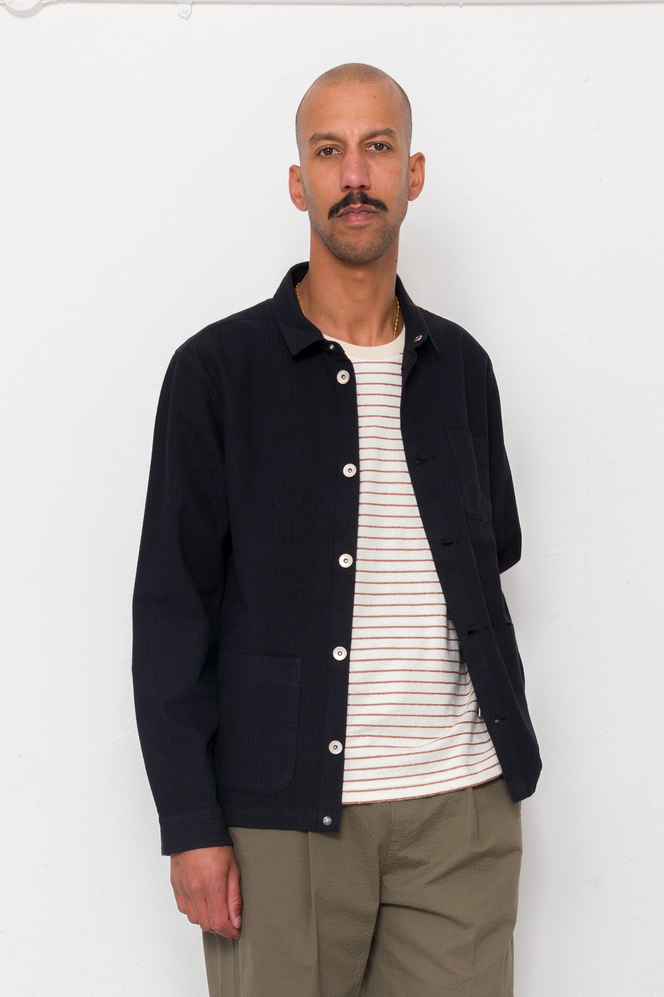 Folk | Folk Assembly Jacket - Black Chunky Ripstop