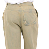 Barrel Trousers - Bleached Denim SS25