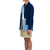 Boyfriend Shirt - Indigo Patchwork